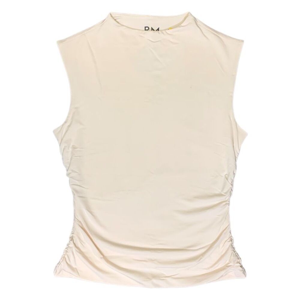 RM by Rebecca Minkoff Women's Soft Mock Neck Tank Top - Cream